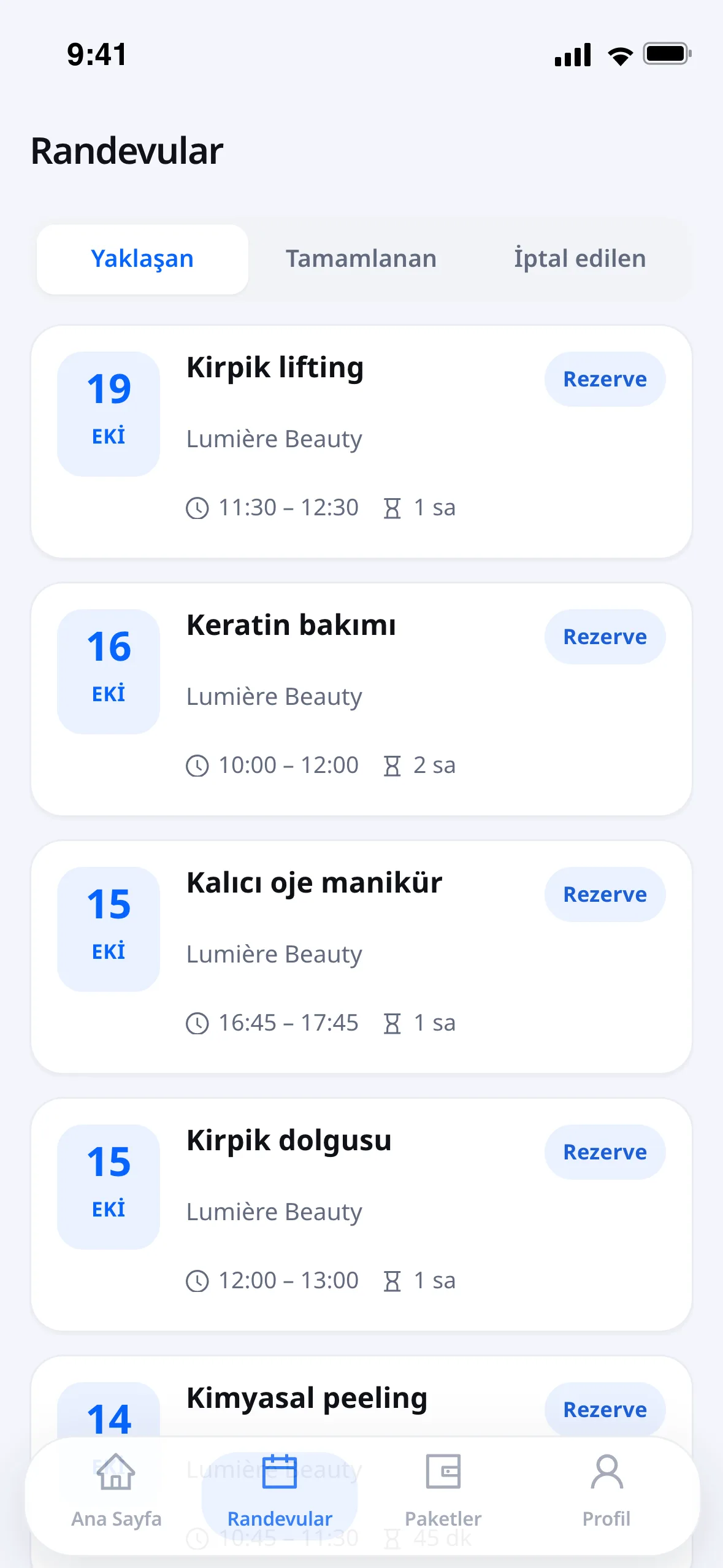 Müşteri portalı
